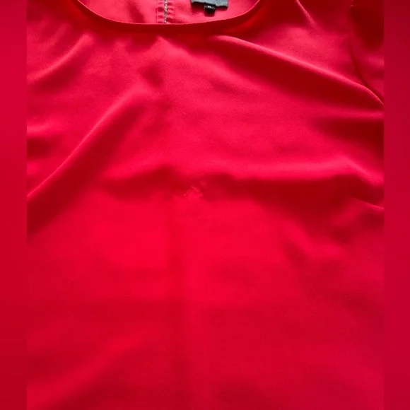 Alex Marie Blouse red short puff sleeves size XL - Picture 6 of 6